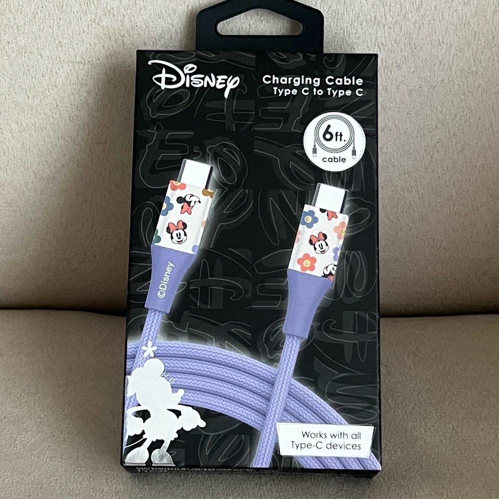 New Disney Minnie Type C Charging Cable